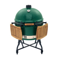 Керамічний гриль Big Green Egg XLarge у гнізді з полицями 117649