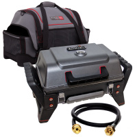 Портативний газовий гриль Char-Broil Grill2Go X200 + Сумка для гриля Grill2Go X200 Carry All + Шланг EN