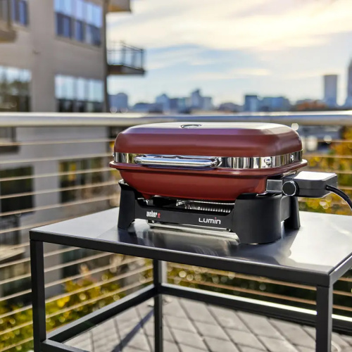 Электрический гриль Weber Lumin 2000, красный 92040979
