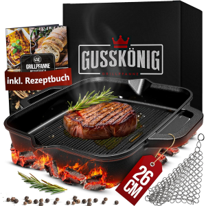 Чугунная сковорода-гриль Gusskoenig, 26 см 170073