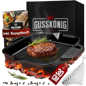 Чугунная сковорода-гриль Gusskoenig, 30 см 1170080