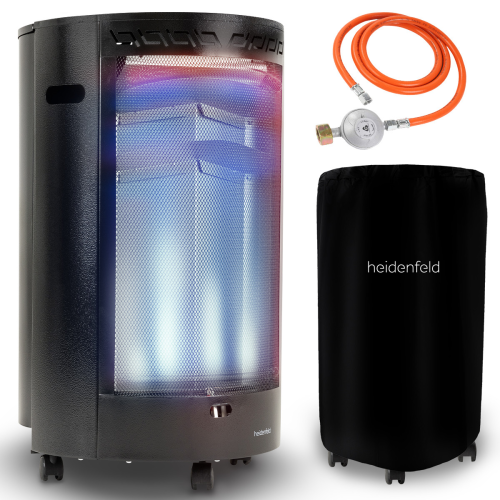 Напольный газовый обогреватель Heidenfeld Blueflame 4,2 кВт GH110