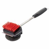 Щетка 2-сторонняя металл + нейлон Char-Broil Safer Clean 1864485R06