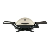 Газовый гриль Weber Q 2200, белая крышка 54060085