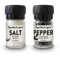 Комплект сіль та перець у млині, 110 г Cape Herb&Spice SETB0000001
