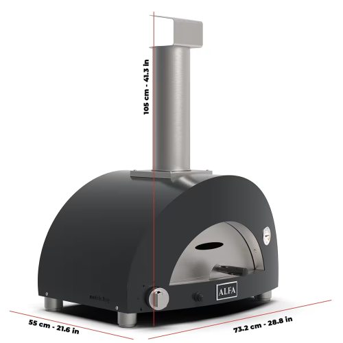 Портативная печь для пиццы Alfa Forni Moderno FXMD-PT-GGRA