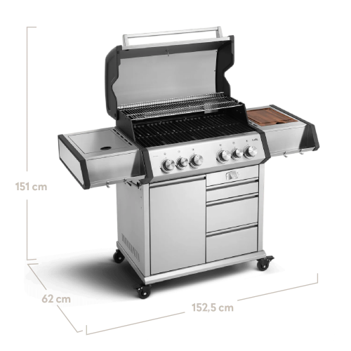 Газовый гриль Burnhard BIG EARL 4B Cast 945984