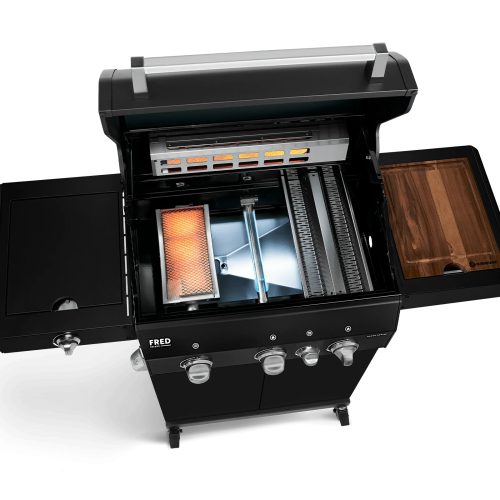 Газовый гриль Burnhard FRED 3B Deluxe  Black Edition Series 3 Stainless 946069