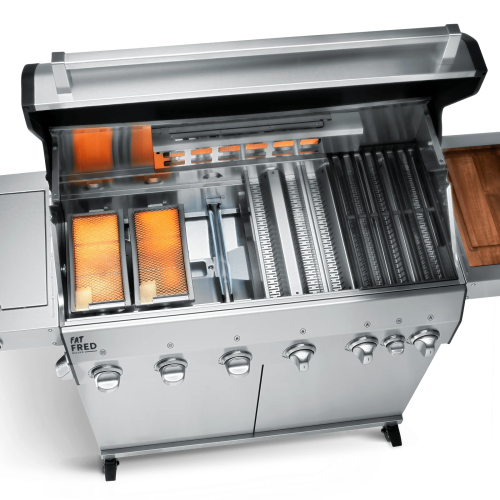Газовый гриль Burnhard Fat FRED 6B Deluxe Series 3 Stainless 946073