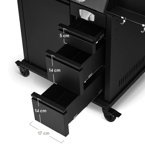 Газовый гриль Burnhard EARL 3B Black Edition Stainless 946624
