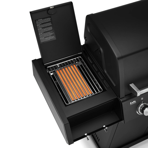 Газовый гриль Burnhard EARL 3B Black Edition Stainless 946624