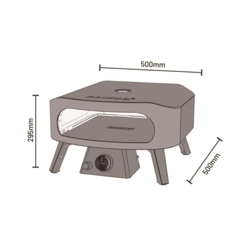 Многофункциональная газовая печь для пиццы Cozze Classic 34 см 90430