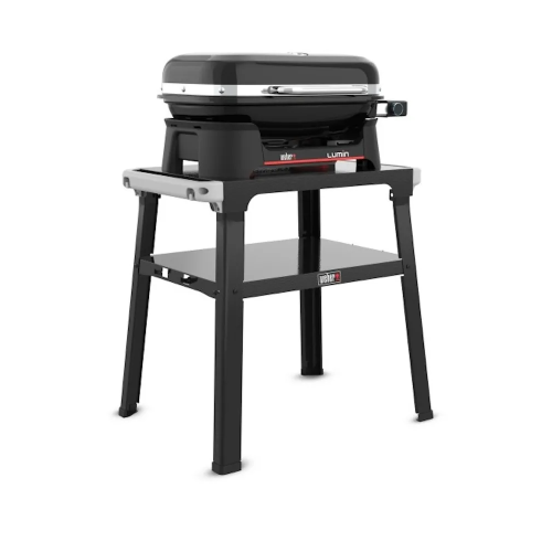 Электрический гриль Weber Lumin подставкой, черный 1501652