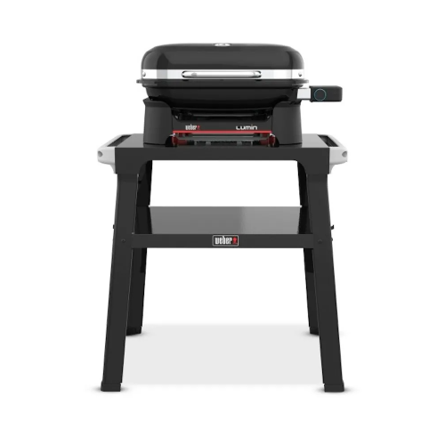 Электрический гриль Weber Lumin Compact подставкой, черный 1501653
