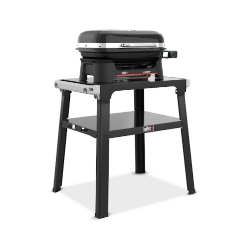Электрический гриль Weber Lumin Compact подставкой, черный 1501653