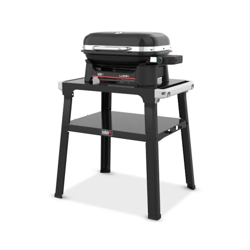 Электрический гриль Weber Lumin Compact подставкой, черный 1501653