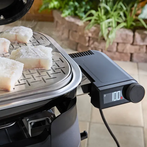 Электрический гриль Weber Lumin Smart с подставкой, черный 1501662