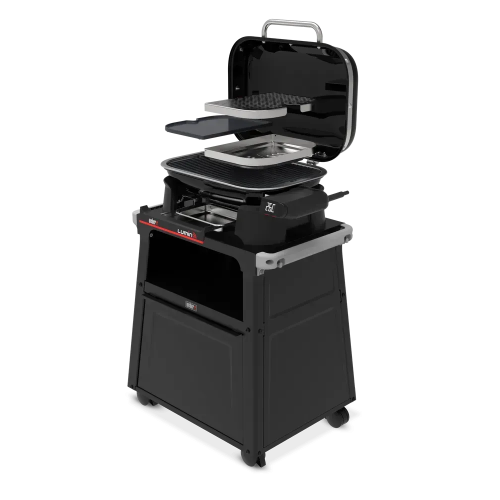 Электрический гриль Weber Lumin Smart с премиум тележкой, черный 1501663