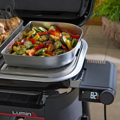 Электрический гриль Weber Lumin Smart, черный 1502046