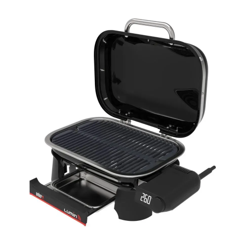 Электрический гриль Weber Lumin Smart Compact, черный 1502047