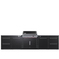 Вулична барбекю кухня (острів) для гриля Genesis EP-435w Weber BBQ Kitchen Gas 431