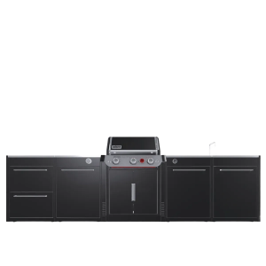 Уличная барбекю-кухня (остров) для гриля Weber Genesis EP-335W BBQ Kitchen Gas 331 и модулем мойки