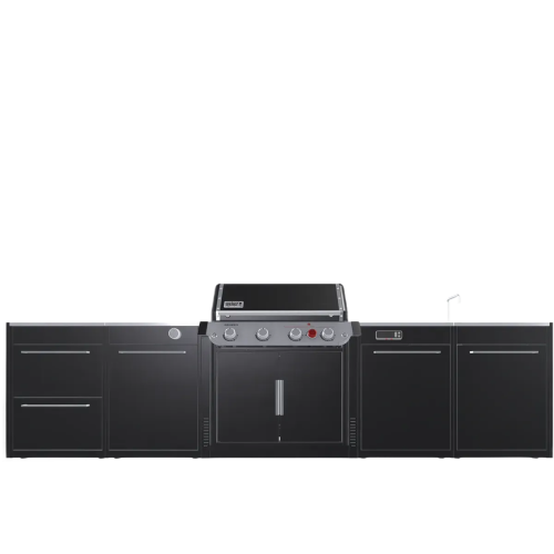 Уличная барбекю-кухня (остров) для гриля Weber Genesis EPX-435 BBQ Kitchen Gas 331 и модулем мойки