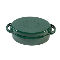 Казан овальный чугунный, зеленый Big Green Egg 117670