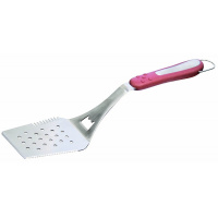 Лопатка из нержавеющей стали с красным рукояткой GrillPro 43065