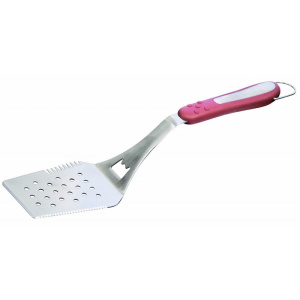 Лопатка из нержавеющей стали с красным рукояткой GrillPro 43065