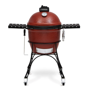 Угольный, керамический Гриль Kamado Joe Classic в гнезде с полками