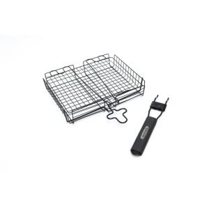 Прямоугольная антипригарная сетка со съёмной ручкой GrillPro 24876