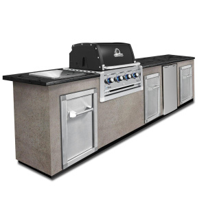 Газовий гриль Broil King Regal 420 BL + Модульна кухня (без обробки та стільниць) MOD7